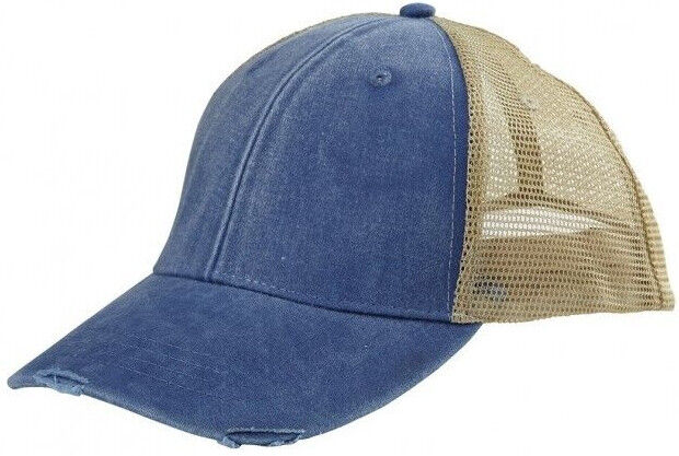 Mens/Ladies Distressed Ollie Pigment Died Cap Structured Mid-Profile Hat NEW!