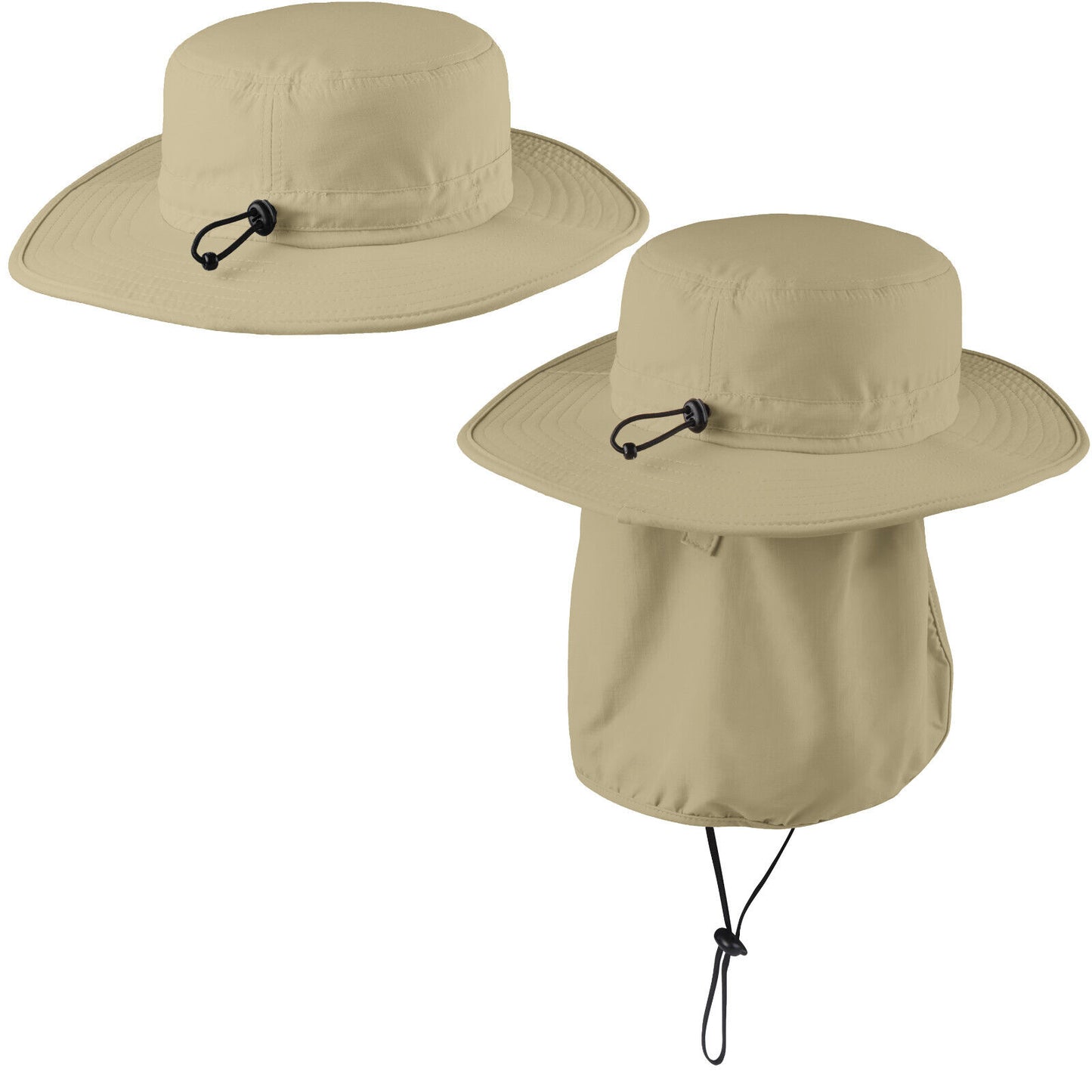 UPF 30+ Wide Brim Outdoor Hat Moisture Wicking Headwear Repels Insects S/M, L/XL