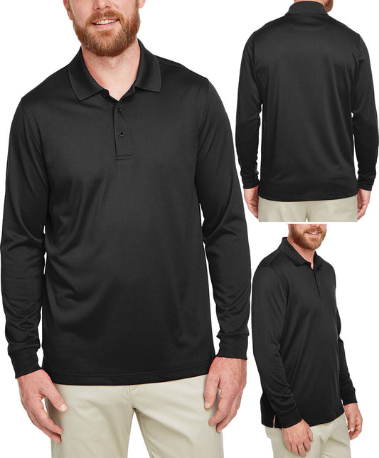 Mens TALL Long Sleeve Moisture Wicking Snag Protection Polo Shirt LT-4XLT NEW!