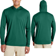 Load image into Gallery viewer, Mens Lightweight Moisture Wicking Hoodie T-Shirt Long Sleeve Hoody Tee UPF 40+