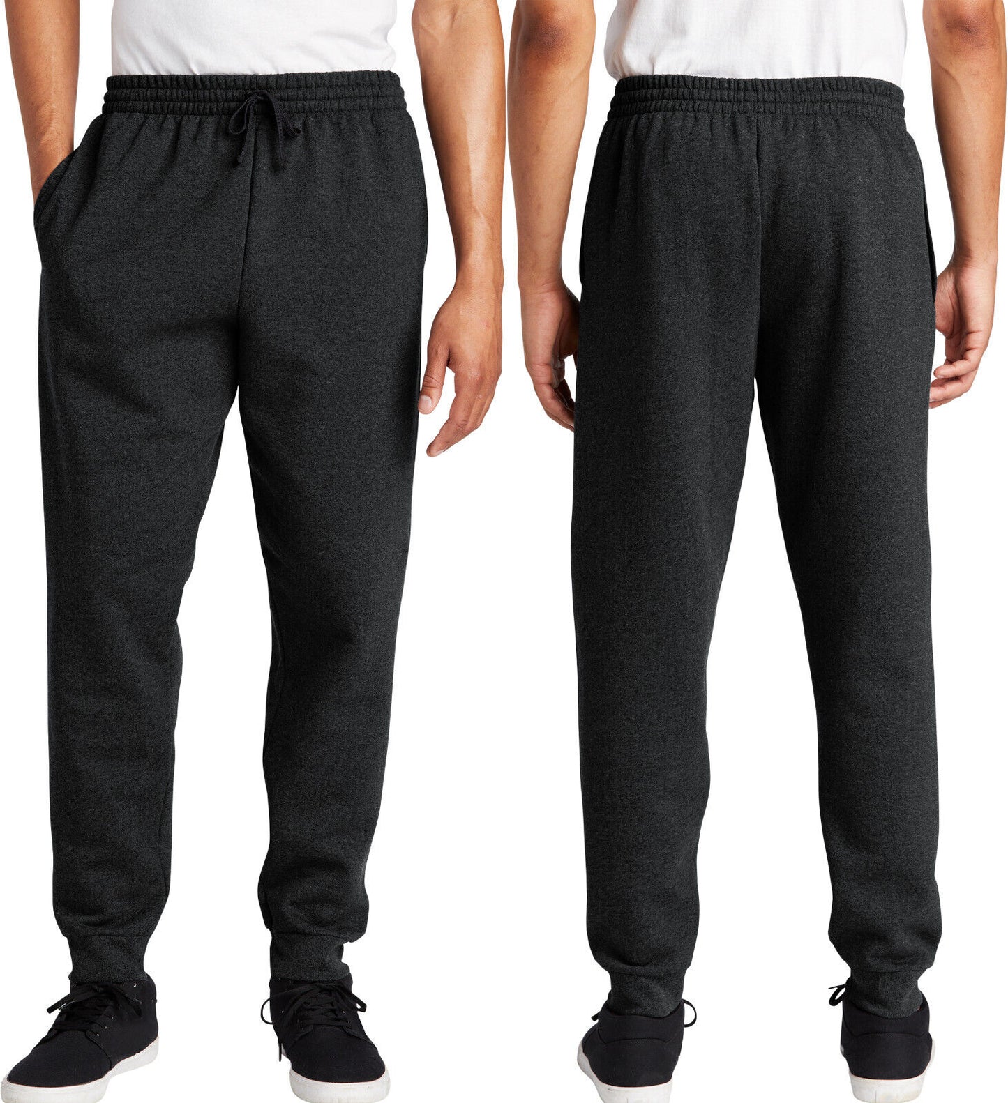 Jerzees Mens Fleece Jogger Blended Sweatpants Pill Resistant S-3XL NEW!