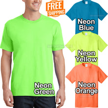 Load image into Gallery viewer, TALL Mens NEONS Blended Tee Classic Fit T-Shirt LT, XLT, 2XLT, 3XLT, 4XLT NEW!