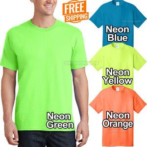 TALL Mens NEONS Blended Tee Classic Fit T-Shirt LT, XLT, 2XLT, 3XLT, 4XLT NEW!
