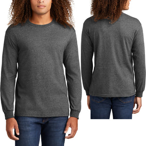 American Apparel Mens Heavyweight Long Sleeve Tee Cotton T-Shirt NEW!