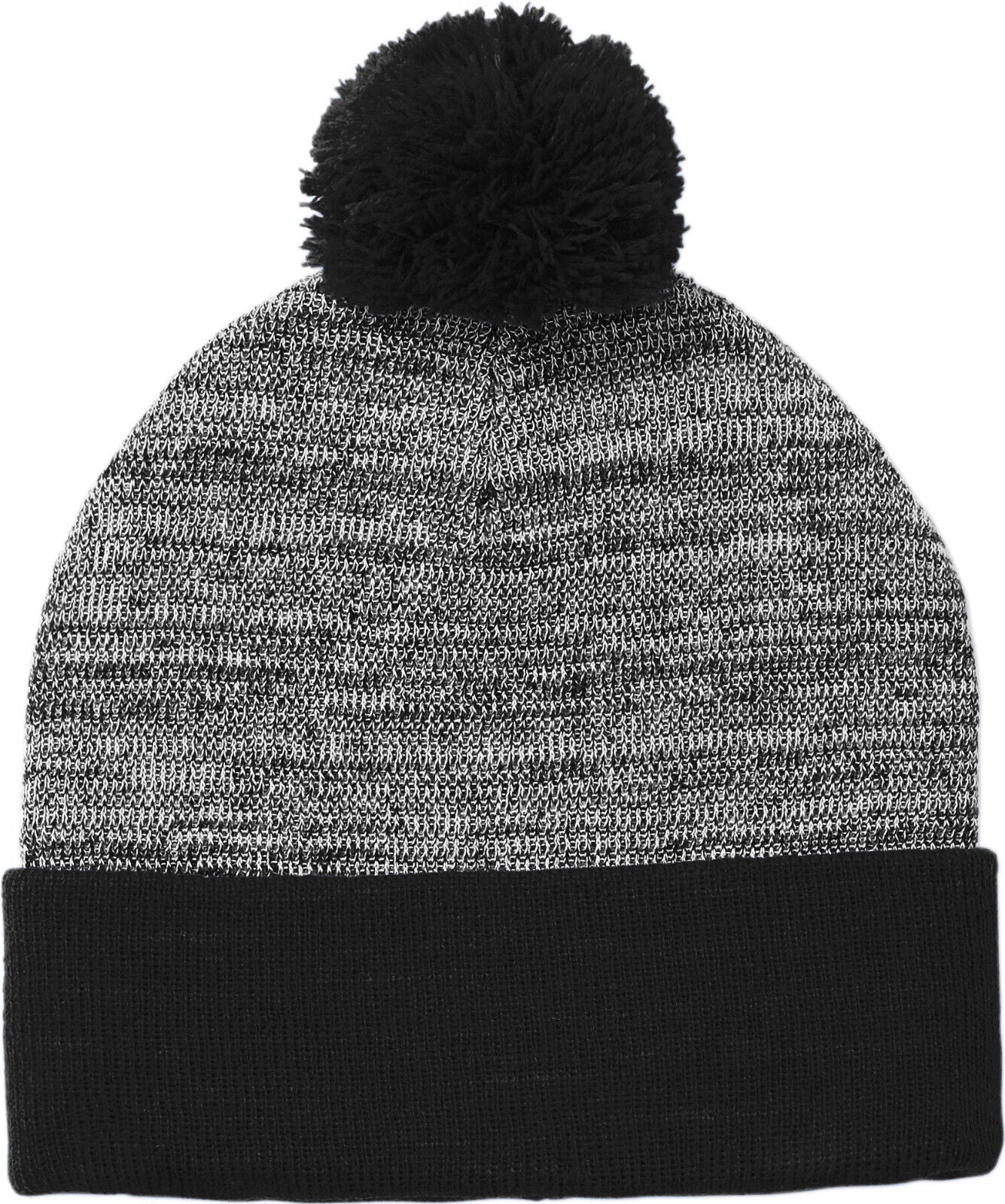 Heather Pom Pom Beanie Winter Warm Headwear NEW!