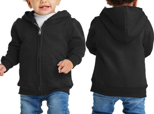 Toddler Hoodie Full Zipper Hooded Fleece Sweatshirt Winter Warm 2T, 3T, 4T NEW