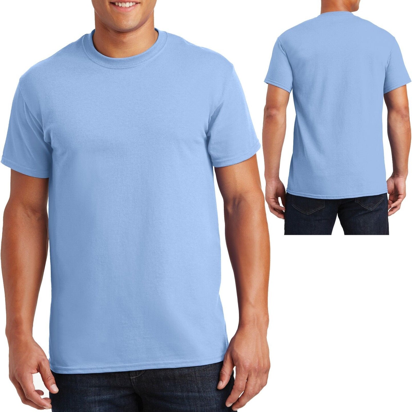 Gildan Mens T-Shirt Ultra Cotton Short Sleeve Tee S-XL, 2XL, 3XL, 4XL, 5XL NEW