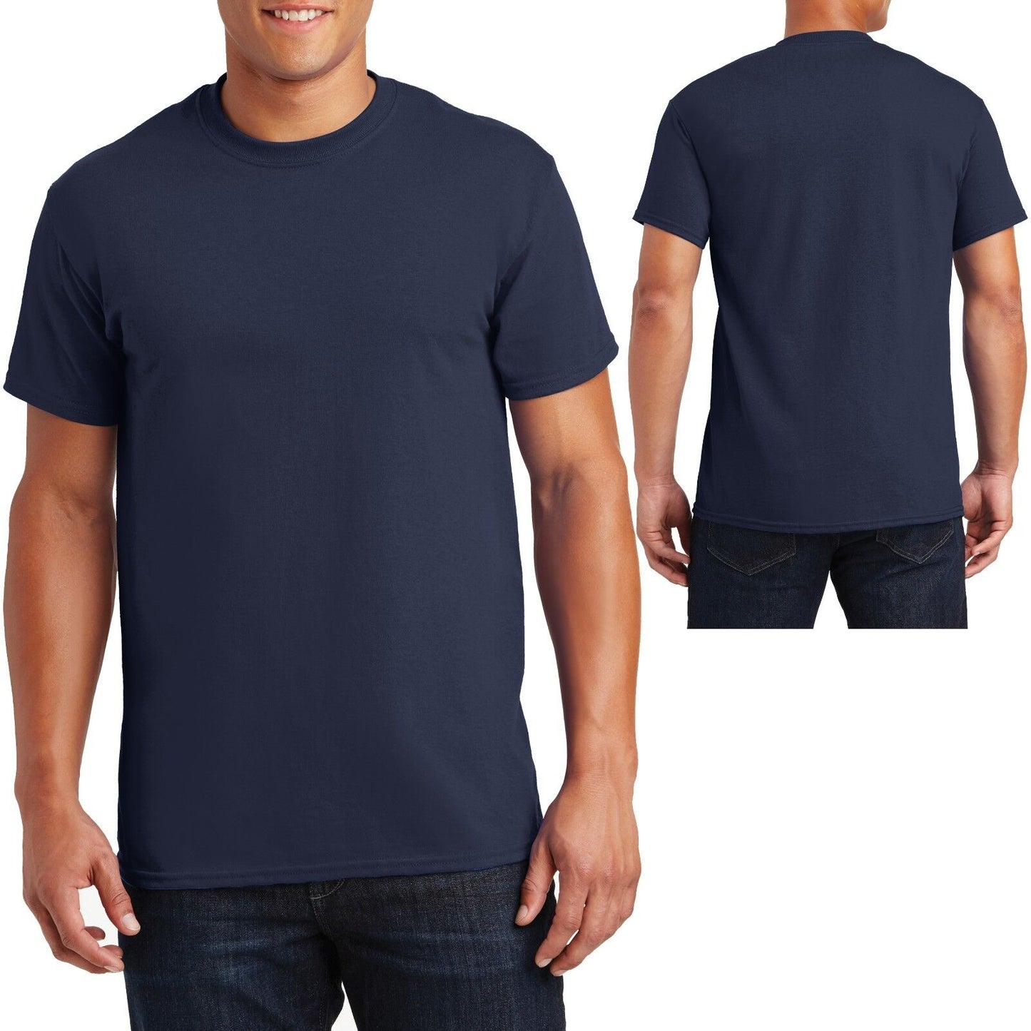 Gildan Mens T-Shirt Ultra Cotton Short Sleeve Tee S-XL, 2XL, 3XL, 4XL, 5XL NEW