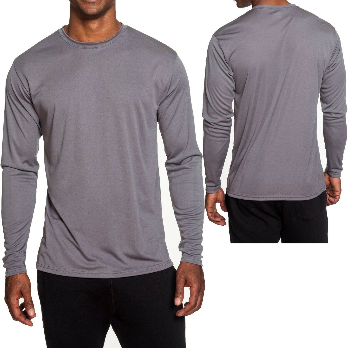 A4 Mens Moisture Wicking Long Sleeve T-Shirt Dri Fit Tee S M L, XL, 2XL, 3XL NEW