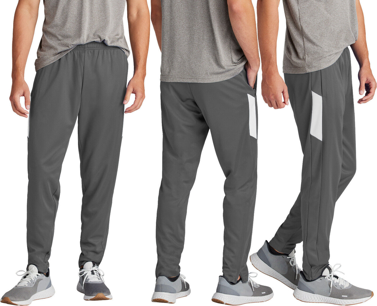 Mens Team Colors Moisture Wicking Travel Pant Warm Up Sweat Pants XS-4XL NEW!