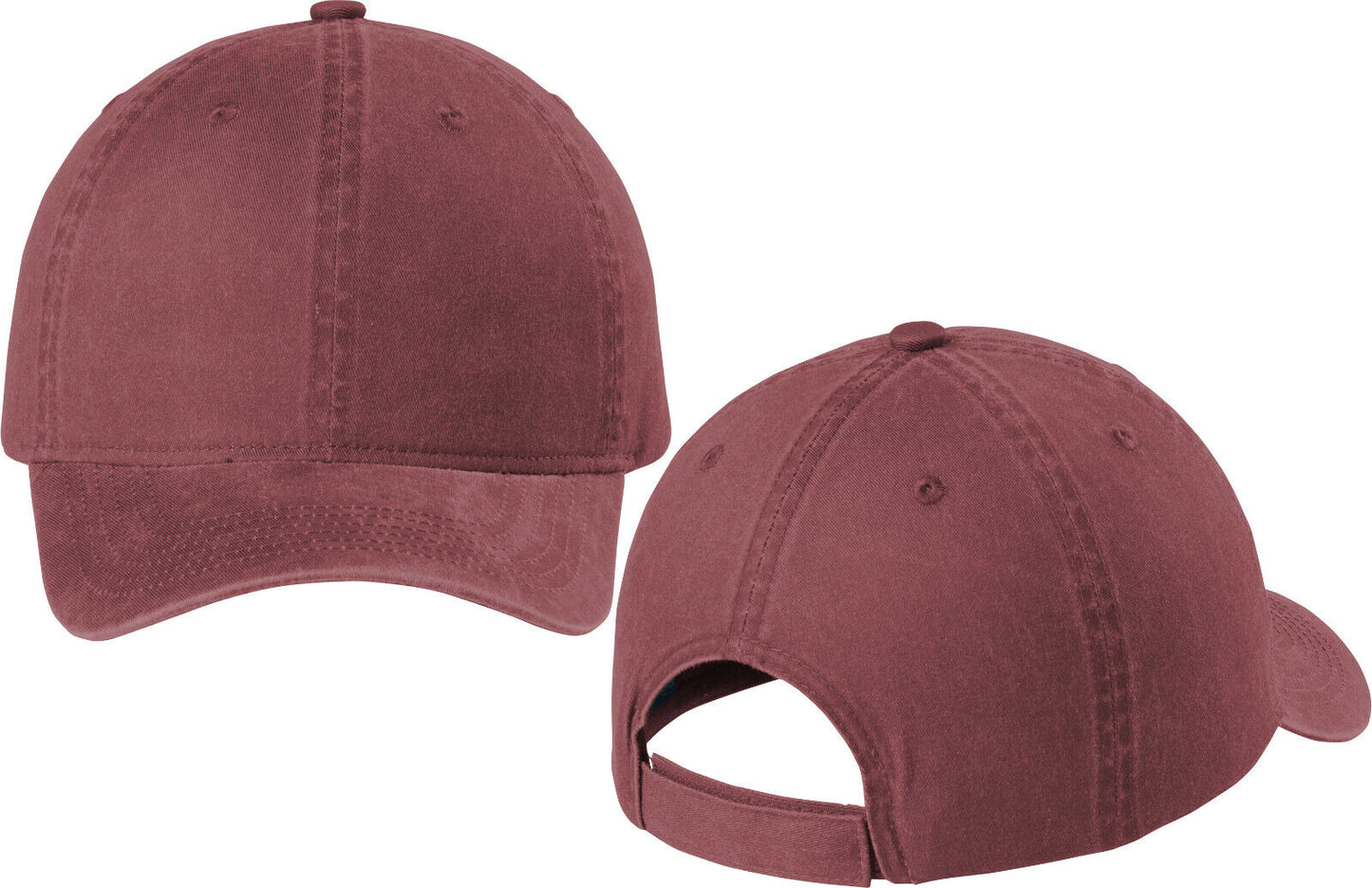 Garment Washed Cotton Twill Baseball Cap Unstructured Low Profile Hat Men Women