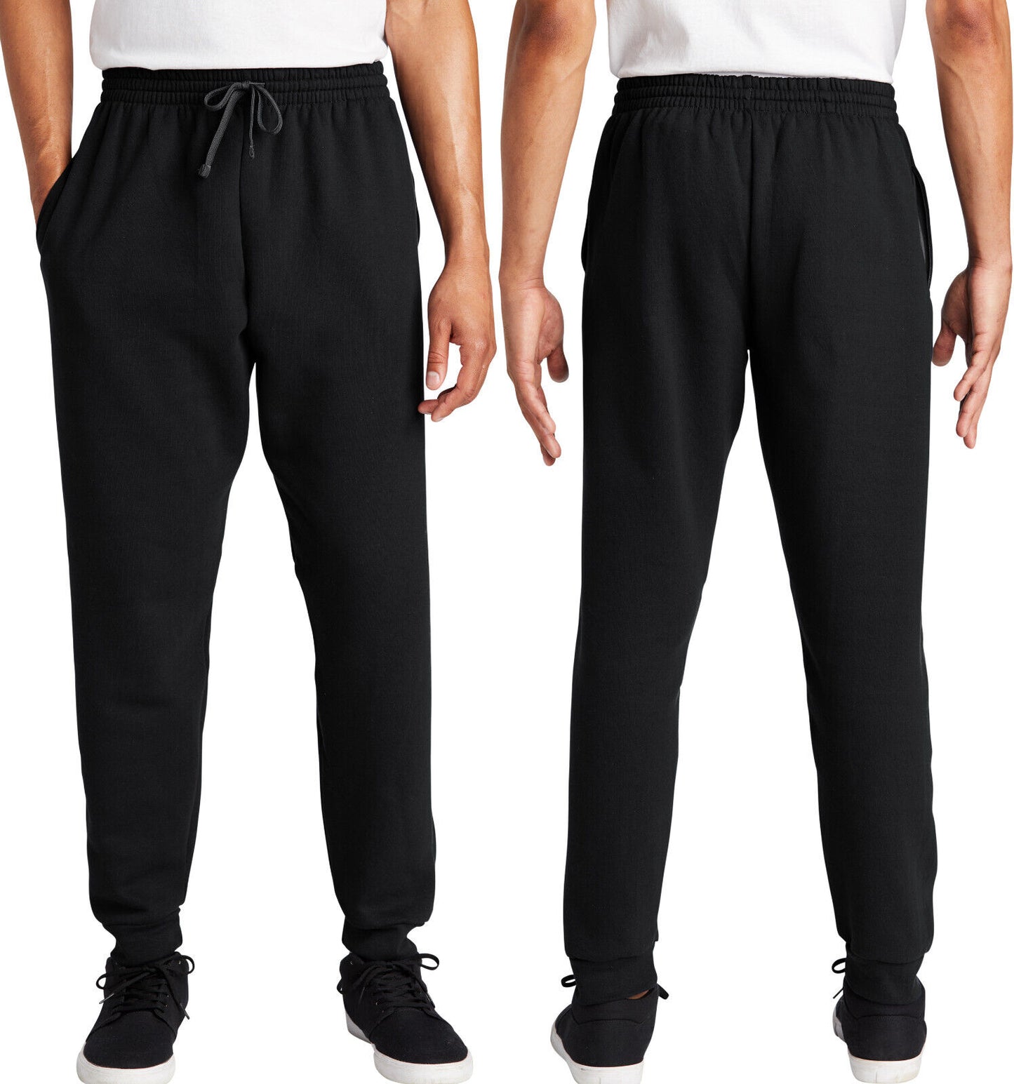 Jerzees Mens Fleece Jogger Blended Sweatpants Pill Resistant S-3XL NEW!