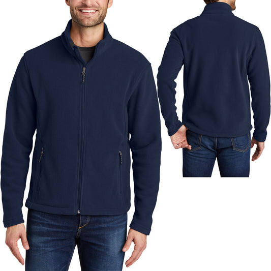 Mens Polar Fleece Jacket Soft Low Pill Full Zip  S - XL, 2X, 3X, 4X, 5X, 6X NEW!