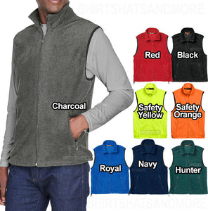 BIG MENS Polar Fleece Vest Sleeveless Jacket Pockets Warm Winter XL 2XL 3XL 4XL