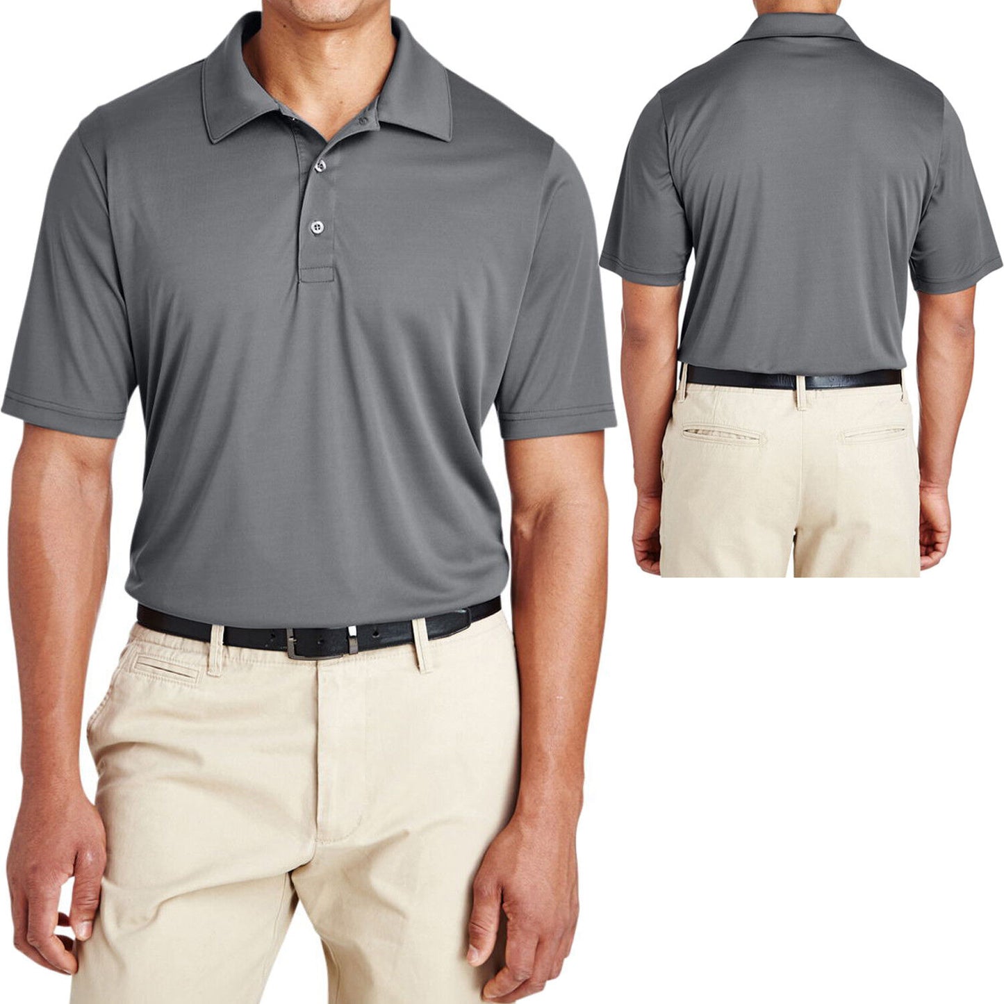 BIG MENS Performance Polo Shirt UV Protection 2XL 3XL 4XL