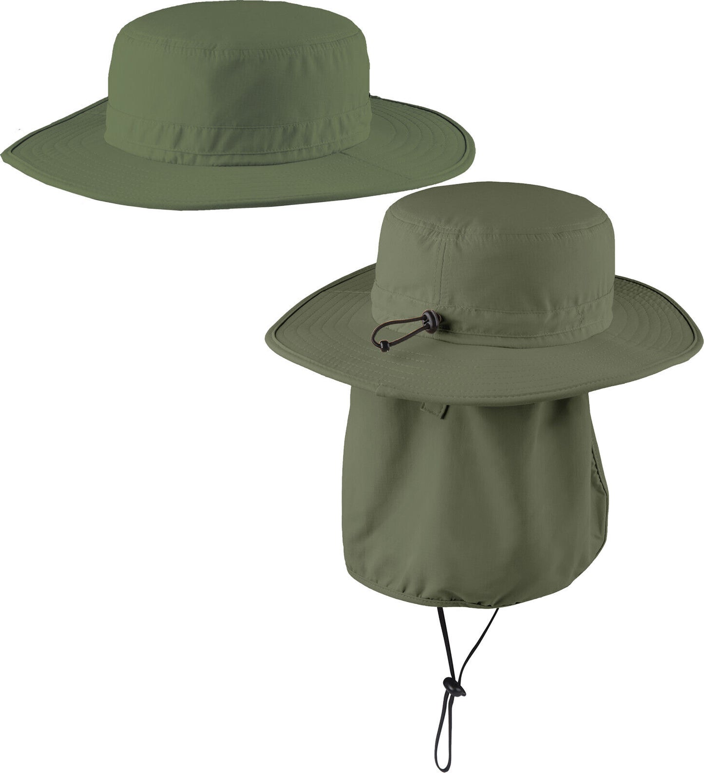 UPF 30+ Wide Brim Outdoor Hat Moisture Wicking Headwear Repels Insects S/M, L/XL