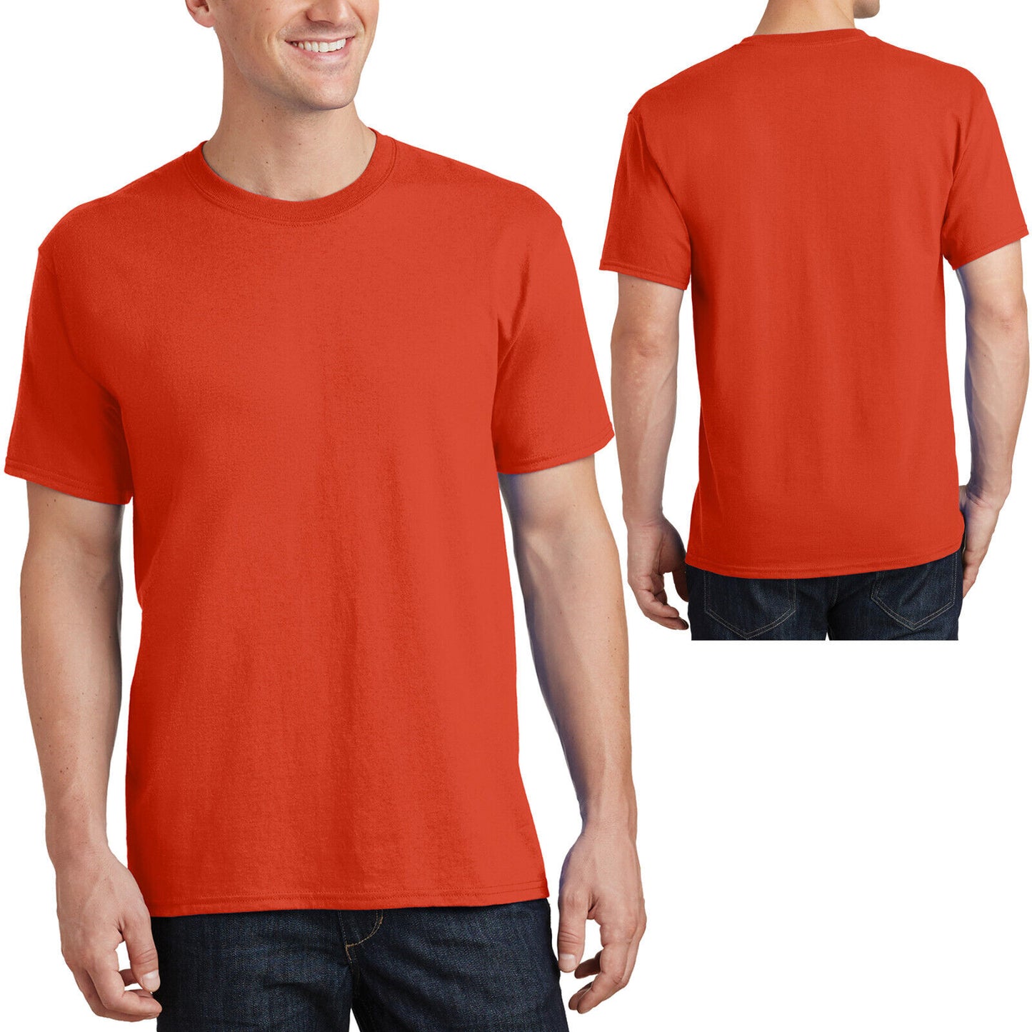 TALL Mens 100% Cotton Tee Classic Fit T-Shirt LT, XLT, 2XLT, 3XLT, 4XLT NEW!