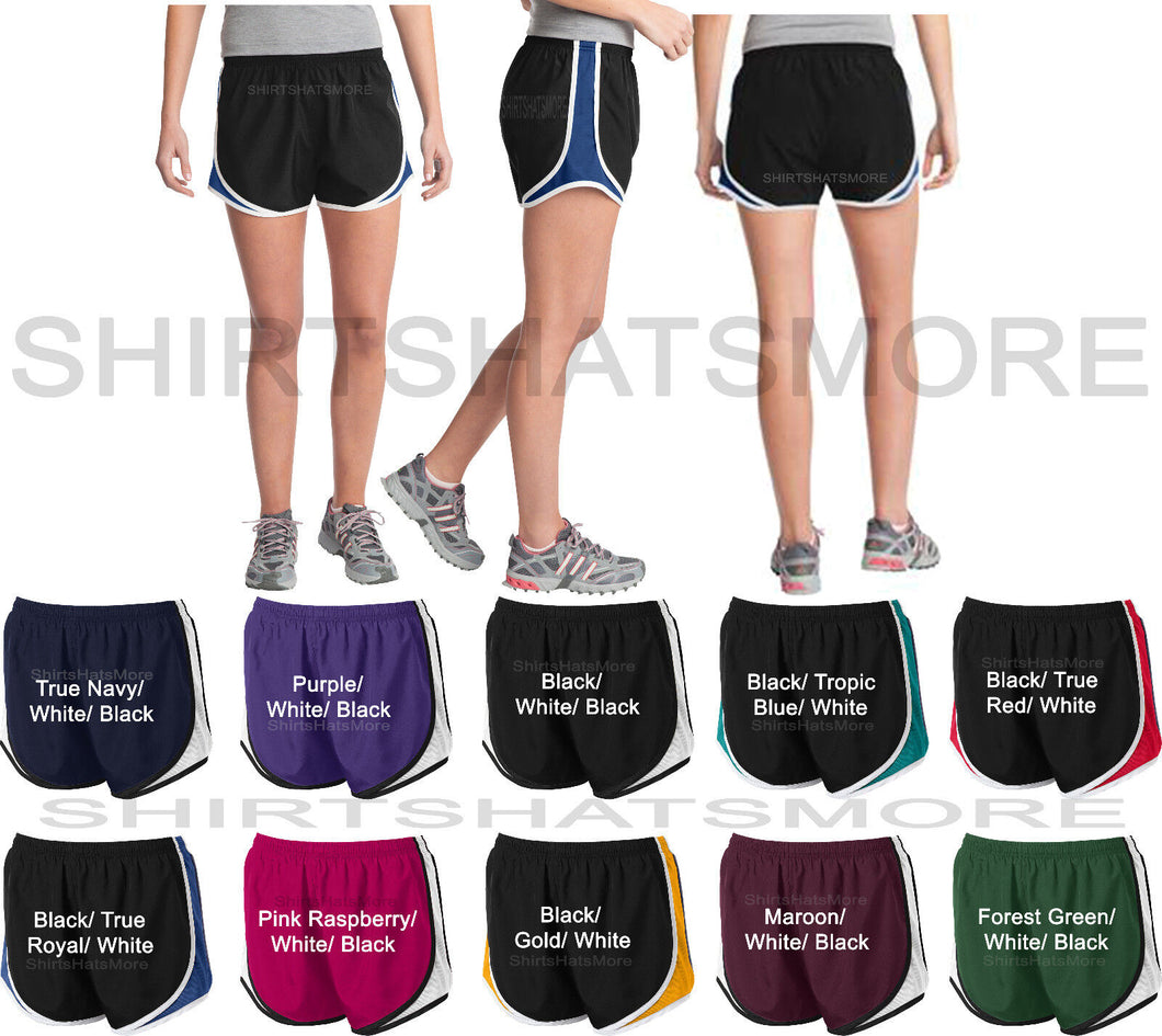 Ladies Running Shorts Performance Womens Jog Walking Athletic XS- XL 2X 3X 4X
