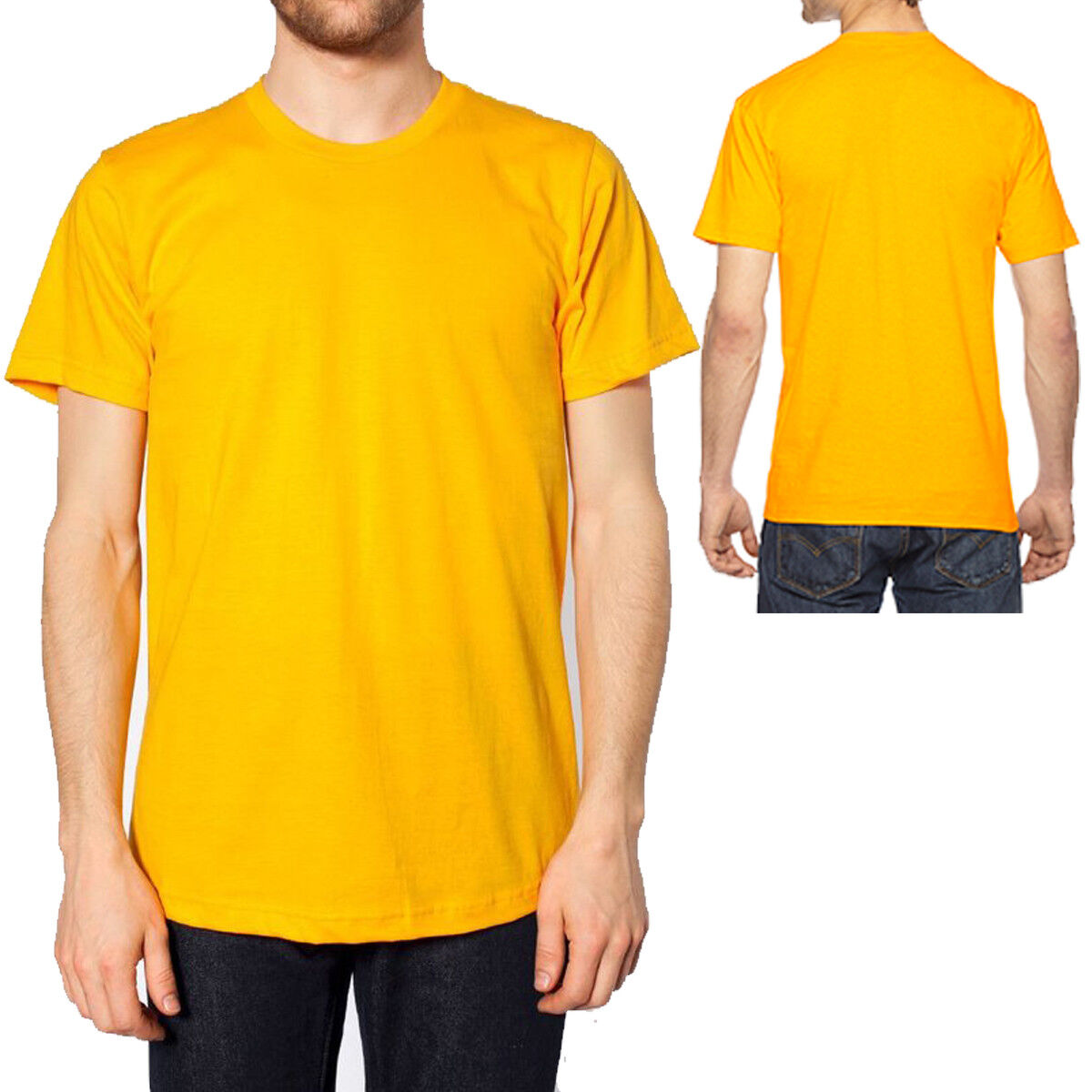 American Apparel T-Shirt Fine Jersey Blank Cotton Tee XS S M L XL 2XL 3XL NEW