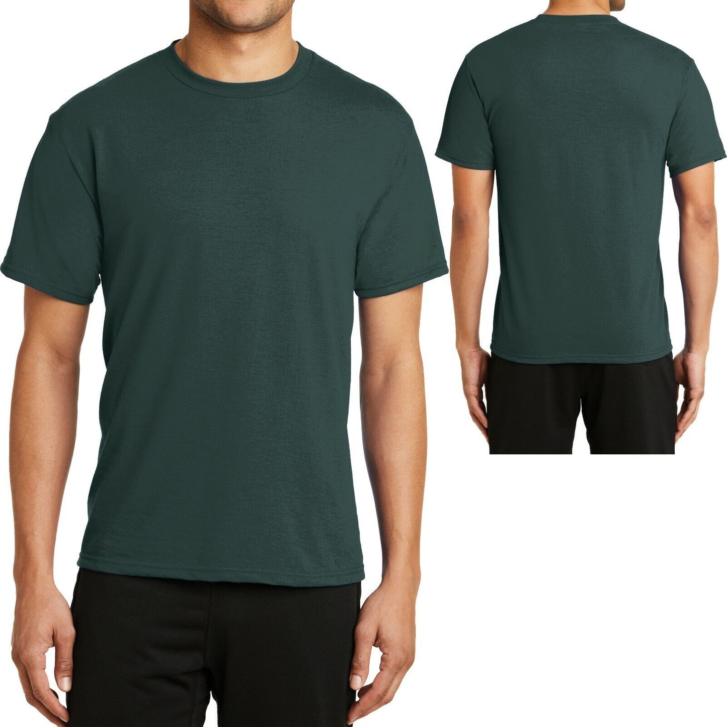 BIG MENS T-Shirt Soft Poly/Cotton Performance Tee XL, 2XL, 3XL, 4XL