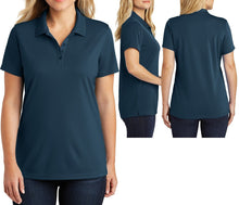 Load image into Gallery viewer, Ladies Polo Shirt UV30 Protection Moisture Wick Mesh Womens Top XS-XL 2X 3X 4X