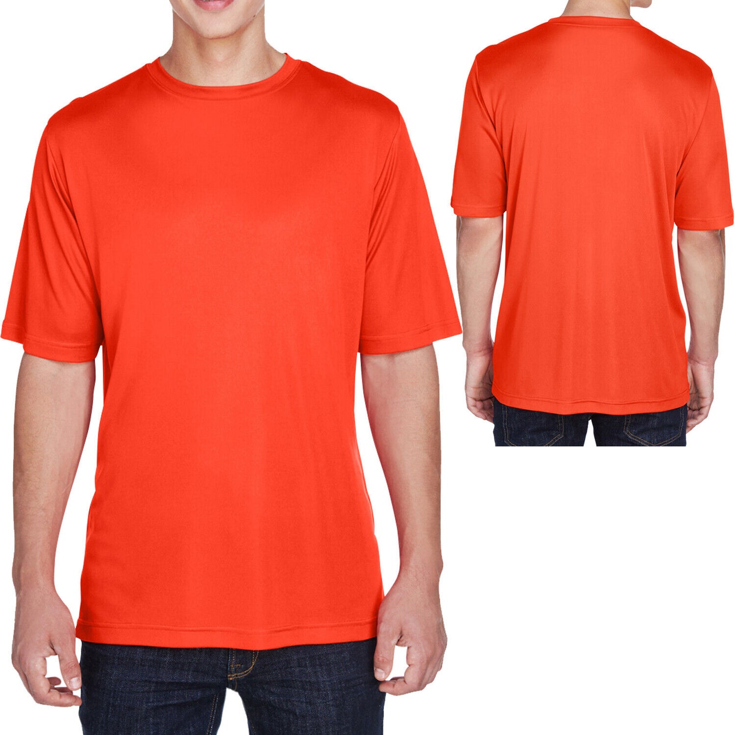 BIG MENS Moisture Wicking T-Shirt Dri Fit Performance Tee L, XL, 2XL, 3XL, 4XL