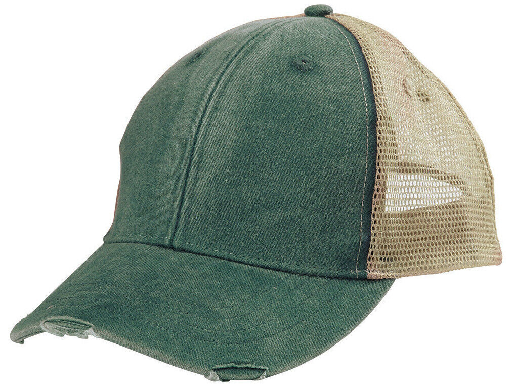 Mens/Ladies Distressed Ollie Pigment Died Cap Structured Mid-Profile Hat NEW!