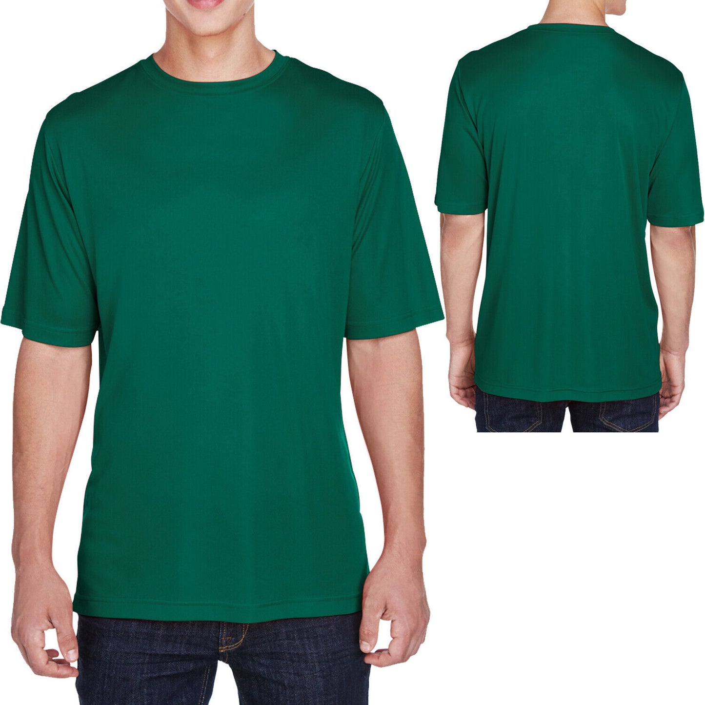 BIG MENS Moisture Wicking T-Shirt Dri Fit Performance Tee L, XL, 2XL, 3XL, 4XL