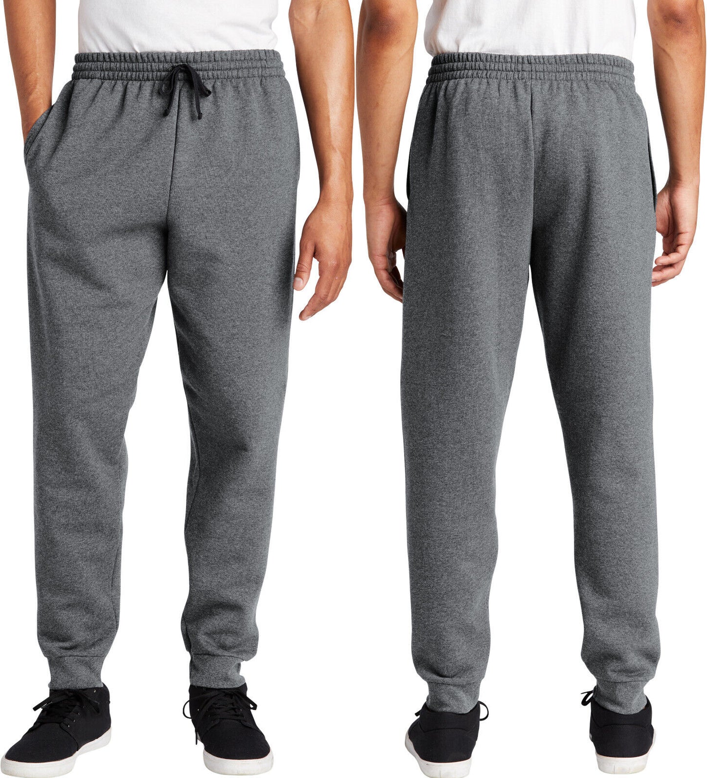 Jerzees Mens Fleece Jogger Blended Sweatpants Pill Resistant S-3XL NEW!