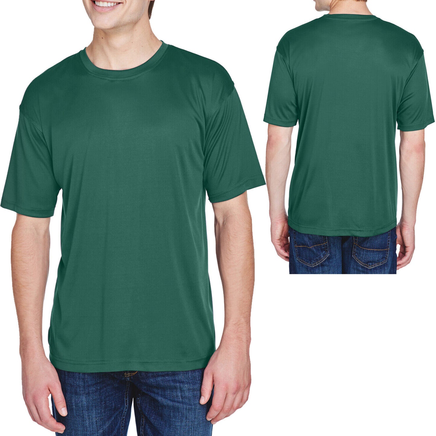 Big Mens Moisture Wicking T-Shirt XL 2XL 3XL 4XL 5XL 6XL Dri Fit Performance Tee