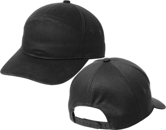 Mens 100% Cotton Twill 7-Panel Cap High-Profile Structured Snapback Hat NEW!