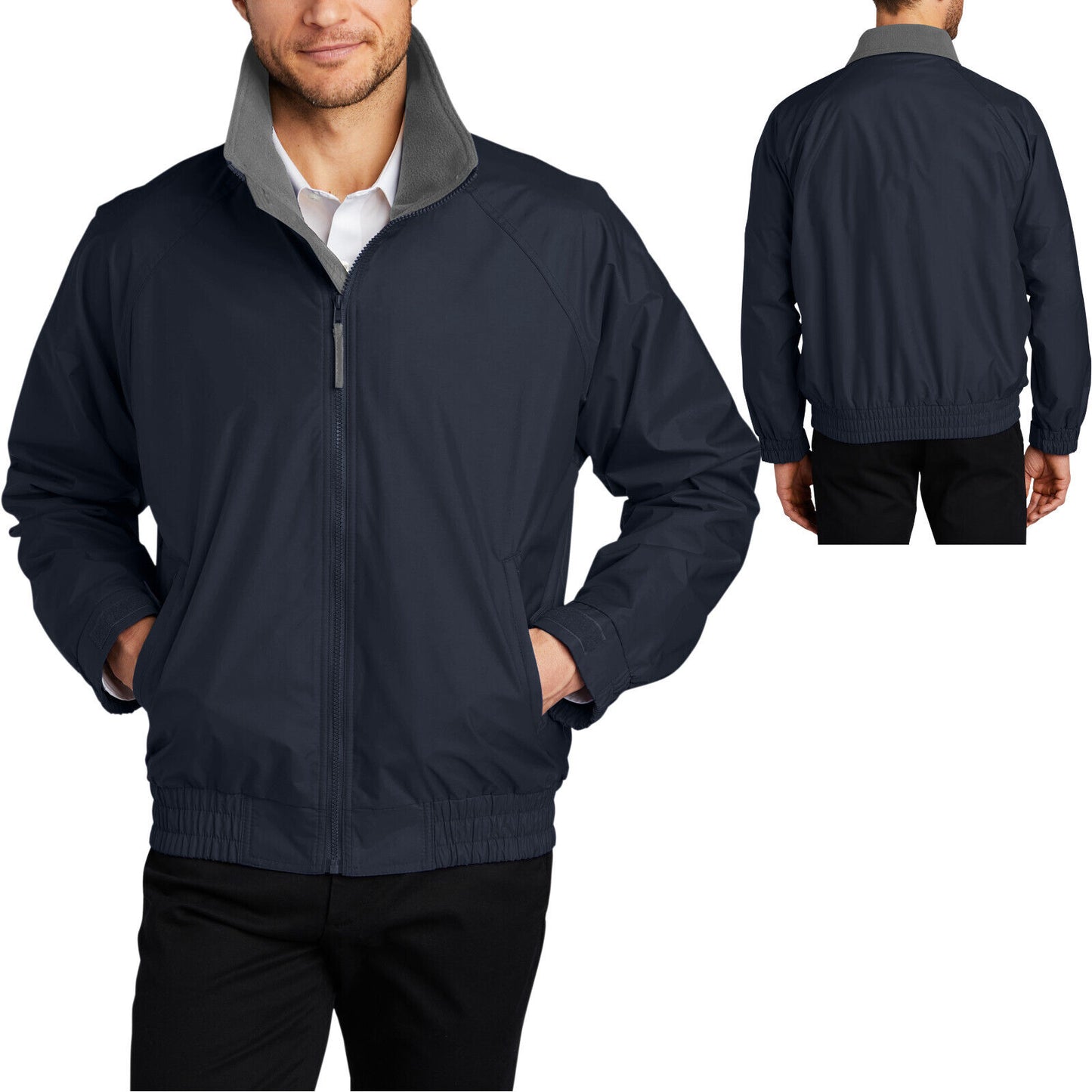 Mens Warm Wind and Water Resistent Jacket Fleece Lined Winter Warm XS-6XL NEW!