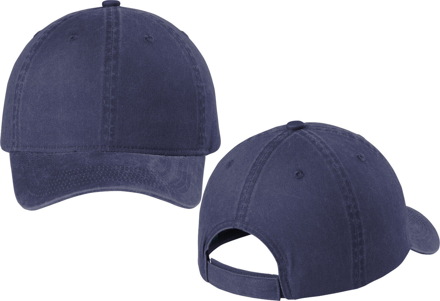 Garment Washed Cotton Twill Baseball Cap Unstructured Low Profile Hat Men Women