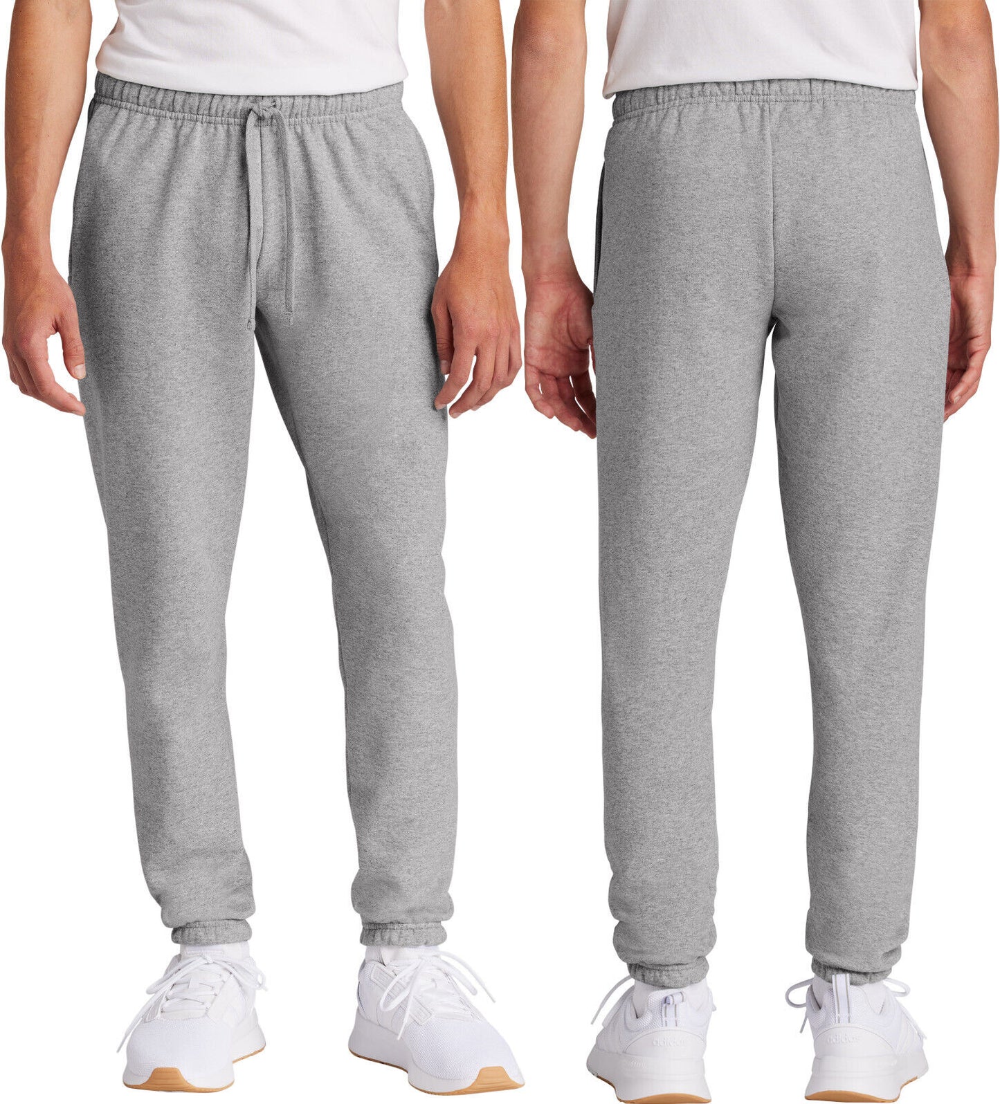 Mens Fleece Joggers Comfortable Soft Blended Sweatpants With Pockets S-4XL NEW!