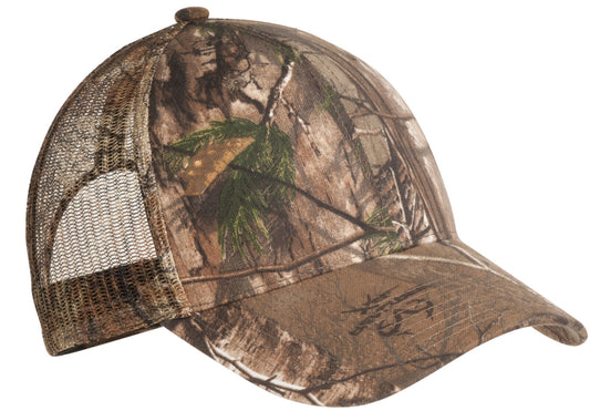 Mens Mesh Back Camo Hat Realtree Xtra Edge Mossy Oak Mid Structured Cap NEW!