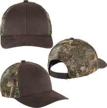 Load image into Gallery viewer, Mens Pigment Print Camouflage Mesh Back Structured Cap Mossy Kryptek Edge