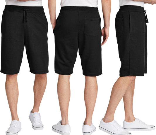 Mens Fleece Soft Shorts With Pockets Comfortable XS, S, M, L, XL 2XL 3XL 4XL NEW