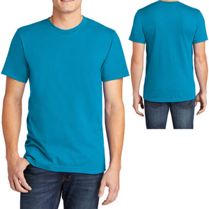 American Apparel T-Shirt Fine Jersey Crewneck Blank Cotton Tee XS-XL, 2XL, 3XL