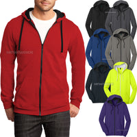 MENS Warm Fleece Full Zip Hoodie Jacket Hoody Sweater Pockets XS-XL 2XL 3XL 4XL
