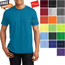 Load image into Gallery viewer, Mens Hanes Blend Tee Soft T-Shirt Dries Faster &amp; Shrinks Less Than 100% Cotton