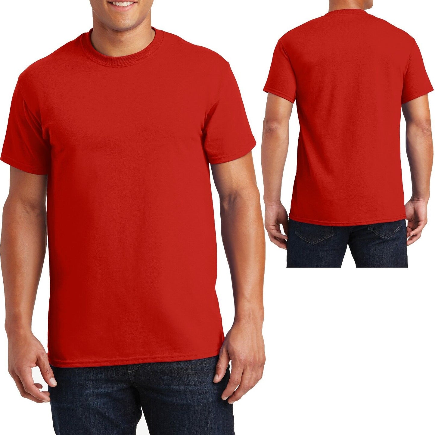 Gildan Mens T-Shirt Ultra Cotton Short Sleeve Tee S-XL, 2XL, 3XL, 4XL, 5XL NEW