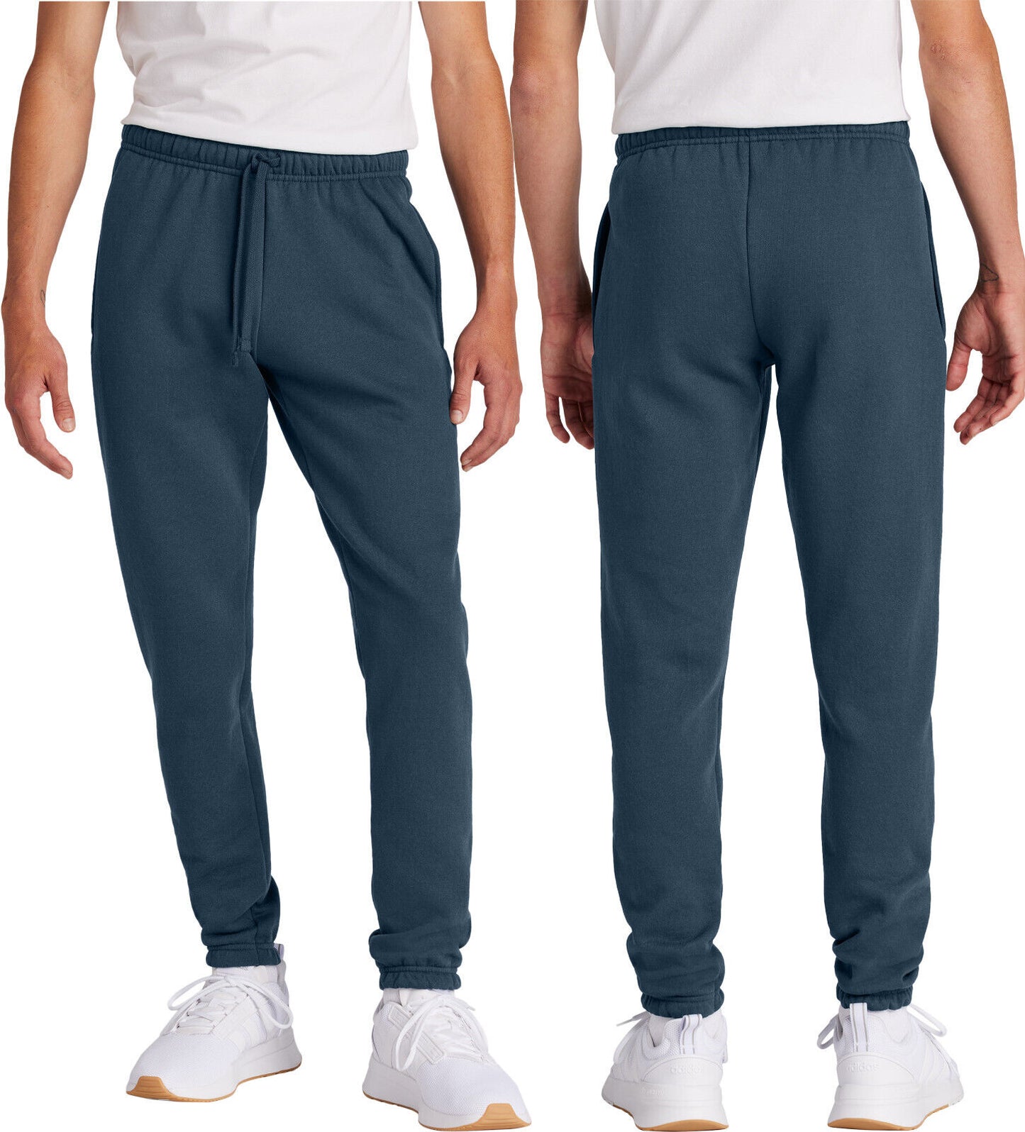 Mens Fleece Joggers Comfortable Soft Blended Sweatpants With Pockets S-4XL NEW!