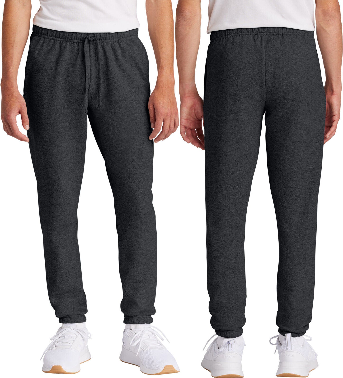 Mens Fleece Joggers Comfortable Soft Blended Sweatpants With Pockets S-4XL NEW!