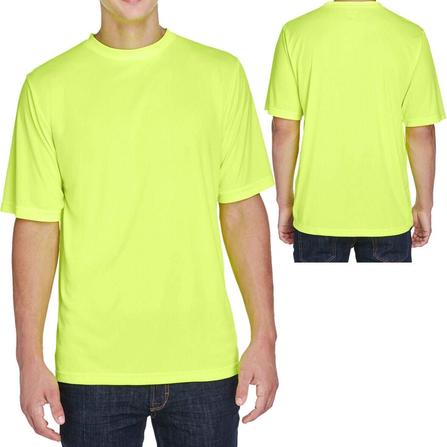 BIG MENS Moisture Wicking T-Shirt Dri Fit Performance Tee L, XL, 2XL, 3XL, 4XL