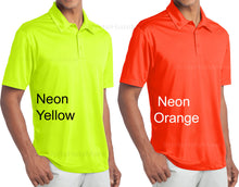 Load image into Gallery viewer, Mens NEON Polo Sport Shirt Moisture Wicking Golf XS S M L XL 2XL 3XL 4XL NEW