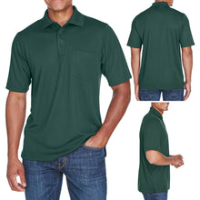 Load image into Gallery viewer, Big Mens Moisture Wicking Polo Shirt Dri Fit Performance 2XL, 3XL, 4XL, 5XL NEW