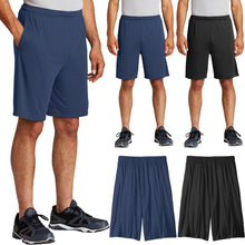 Load image into Gallery viewer, Mens Pocket Shorts Moisture Wicking 9&quot; Inseam XS-XL, 2XL 3XL 4XL NEW
