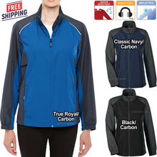 Load image into Gallery viewer, Ladies Two Tone Light Weight Jacket Water Resistant Windbreaker Womens XS-3XL