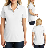 Ladies Polo Shirt UV30 Protection Moisture Wick Mesh Womens Top XS-XL 2X 3X 4X