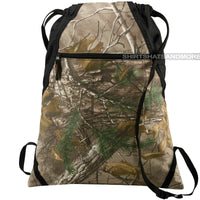Realtree Xtra CAMO Cinch Sack Day Pack Gym Tote Locker Bag Back Pack NEW